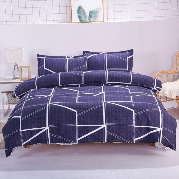 

set bedding good quality simple line design durable duvet cover set for sleep/home/l1