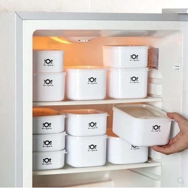 

plastic refrigerator fruit preservation box microwave oven bento box rectangular small box food storage food container wmtffr mywjqq