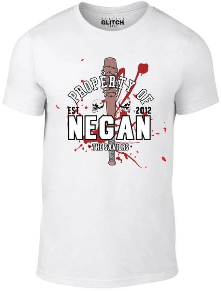

sport new t shirts funny tee basic models property of negan t-shirt - inspired by walking dead zombies walkers tee shirt