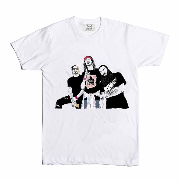 

спорт 2019 нового лето высокого качества tee shirt babes gents flatbush zombies white tee (унисекс) прохладная футболку