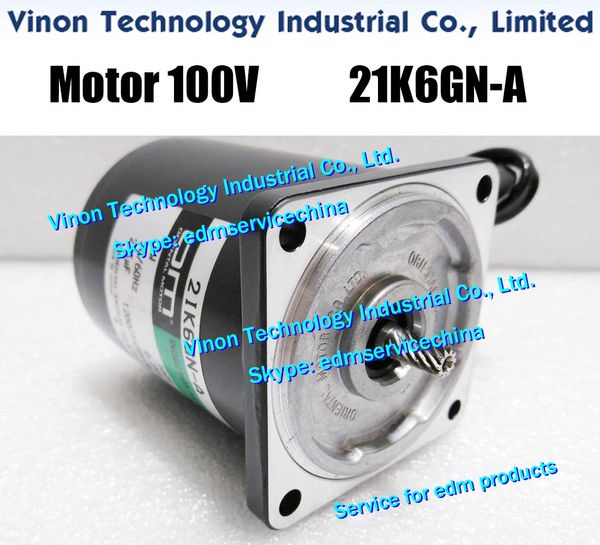 21K6GN-A Motor 6 W/100 V (Japan Oriental) für AgieCharmilles Bohrerodiermaschine HD, SD-Induktionsmotor 2IK6GN-A, 200002139 Charmilles 200.002.139