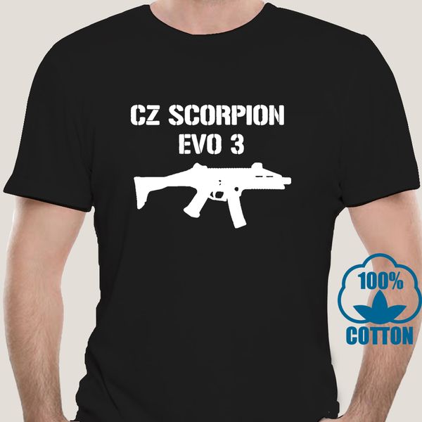

1720a cz scorpion evo 3 submachine gun military distressed popular style slim fit movie sport hooded sweatshirt hoodie t shirt
