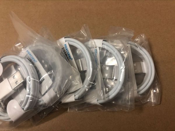 

2021 6 generations foxconn original oem quality e75 5ic 1m 3ft 2m 6af usb data sync charge phone cable with retail package