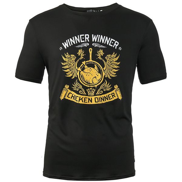 

chicken for survival of the jedi pubg short sleeve t-shirt, White;black