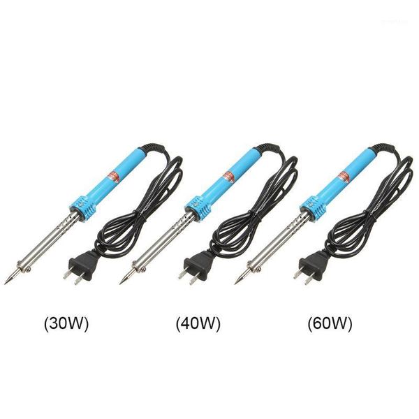 

110v 30w 40w 60w mini electric soldering iron adjustable temperature welding external thermal solder iron tips rework station1