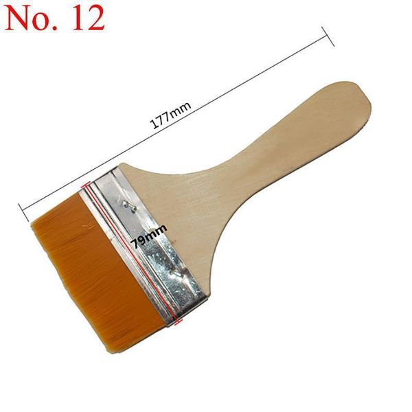 

12 nylon hair wood dust cleaner soft cleaning brush painting mobile phone computer keyboard pcb clean brushes repair q jllynu