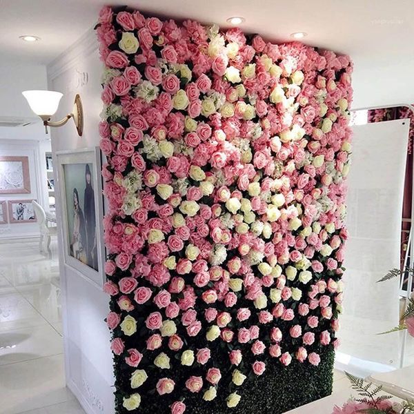 

decorative flowers & wreaths 50 pcs fake artificial silk rose heads flower buds diy bouquet home wedding craft decor supplies 1