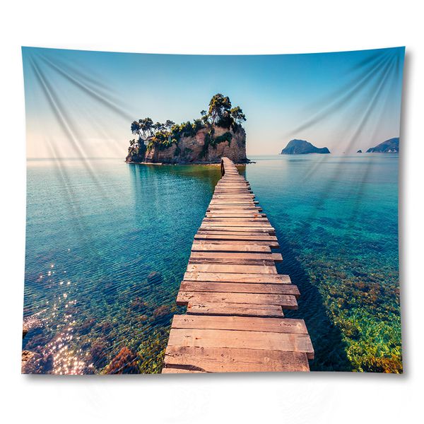 

3d bohemian home decor scenery tapestry natural wall bedspread
