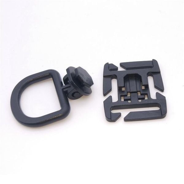 

5pcs plastic rotatable d ring molle tactical backpack clip carabiner strap swivel buckle hooks webbing locking a jllpzh