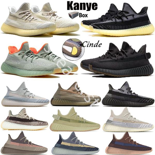 

new kanye v2 ash stone blue pearl fade israfil sulfur running shoes zyon carbon natural earth cinder reflective mens trainers sneakers