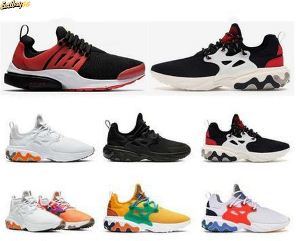 

fashion react presto beams men women running shoes dharma triple black phantom red barely volt mens breathable trainers sports runners