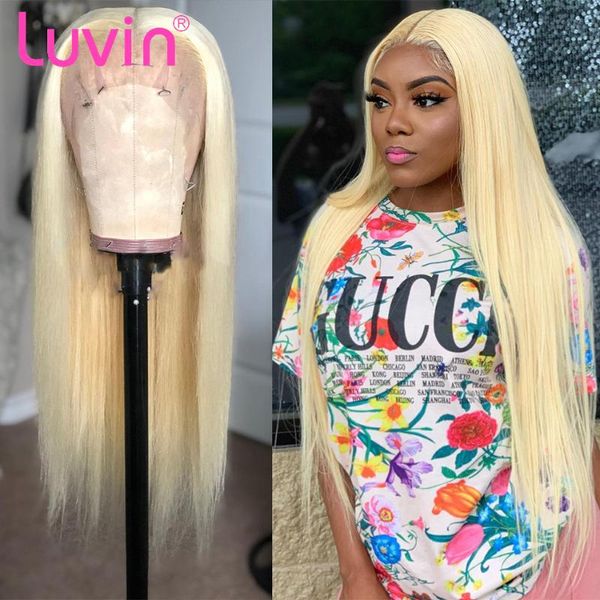 

lace wigs 28 30 32 34inch straight 613 blonde front human hair virgin transparent glueless frontal closure wig pre plucked baby, Black;brown