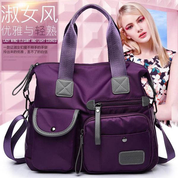 

large capacity women waterproof dwaterproof casual water tote sports travel bag outdoor handbag pocket shoulder bags