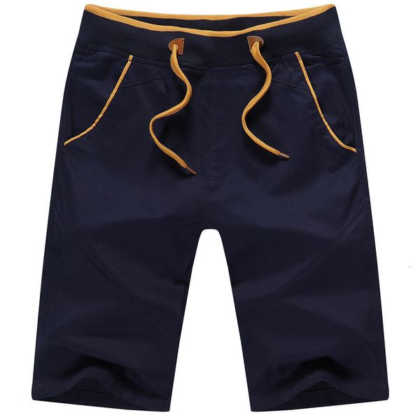 

summer new large casual shorts men's capris beach elastic pants, White;black