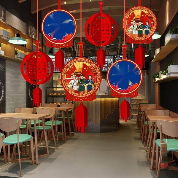 

bkj1h 11 national day national mid-autumn felt cloth mid-autumn small pendant pendant decoration s festival festival day shopping mall atmos