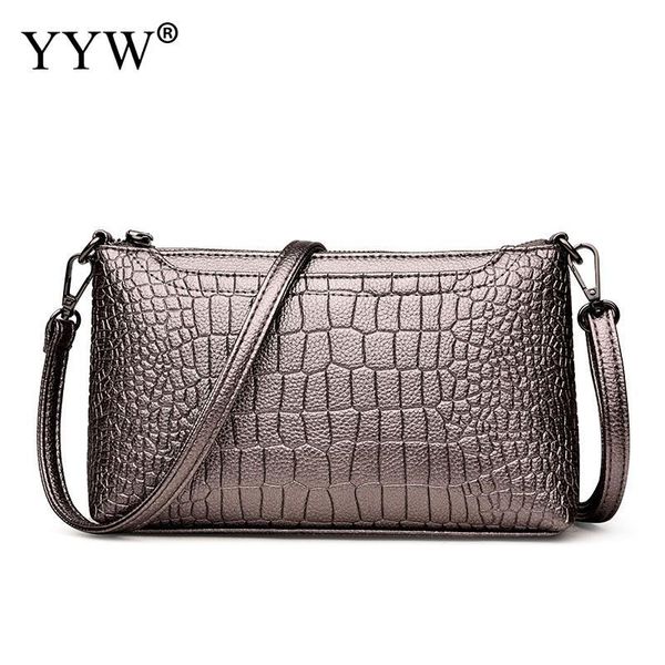 

bolsos mujer leather crossbody bag for women vintage clutch mini zinc alloy rectangle solid korean style women bag messenger