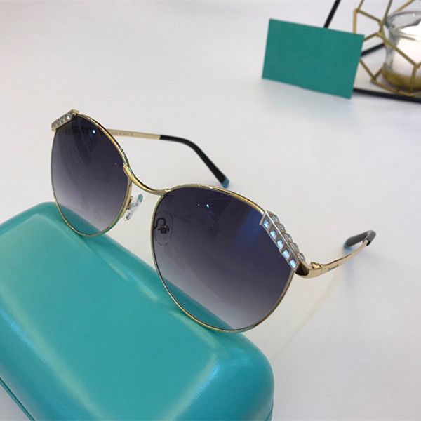 

3073 sunglasses women fashion oval sunglasses anti-uv lens coated mirror lens full frame with diamond color electroplating mirror with box, White;black