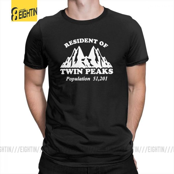 

twin peaks purified short sleeved round collar classic streetwear plus size popular series sport hooded sweatshirt hoodie men t shirt