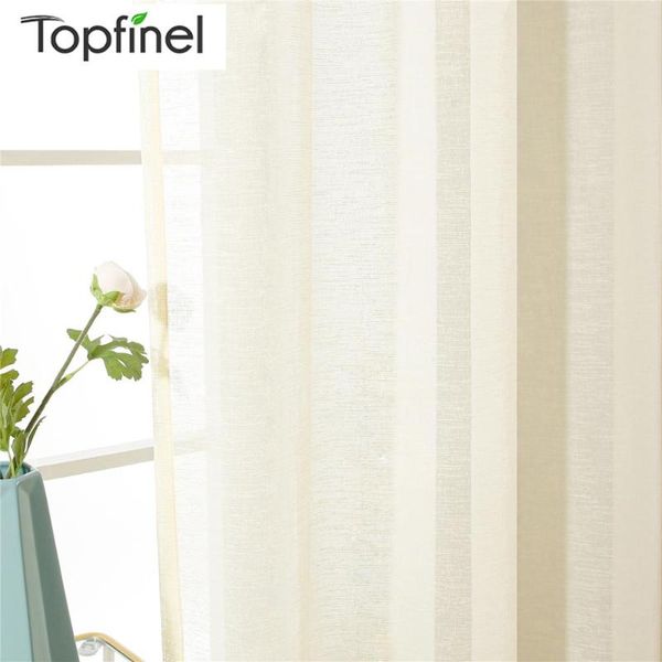 

inel modern solid white linen tulle curtains for living room kitchen window treatments sheer curtain bedroom home decor.