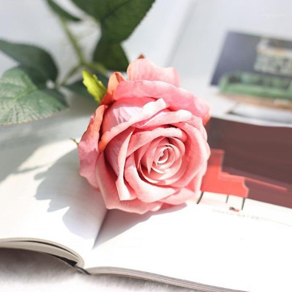 

artificial rose bouquet flowers floral valentine ivy vine wedding various colour1