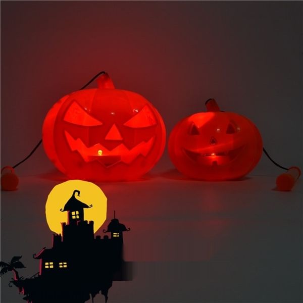 

hiqiu decorative music children's toys luminous lantern yogdq bucket portable toy pumpkin halloween luminous pumpkin lantern music