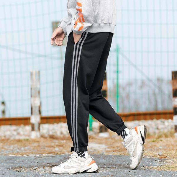 

nacub 2020 sports trousers and new spring trousers casual sports men's loose style korean ankle trendy ankle-length pants harlan ankle, Blue