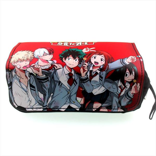 

cosmetic bags new arrival 2018 my hero academia pencil case bag anime makeup bag wholesale drop shipping