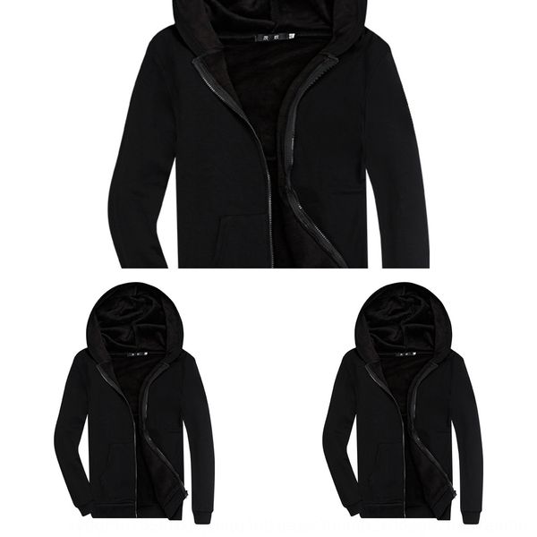 

autumn and winter chinese flag sweater plush hoodie men's embroideryembroidered sweaterhoodie sweateruniform special soldier chinese st, Black