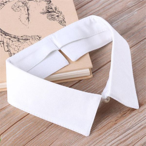 

classic black/white collar shirt fake collar tie vintage detachable collar false lapel blouse clothing acc qylugi, Blue;red