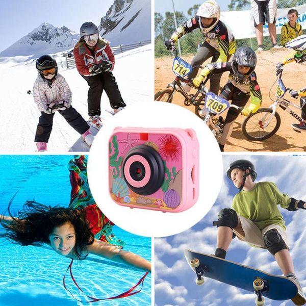 

gift camcorder 2 inch screen toys digital anti fall recoder waterproof camera abs video usb rechargeable hd 1080p children mini1