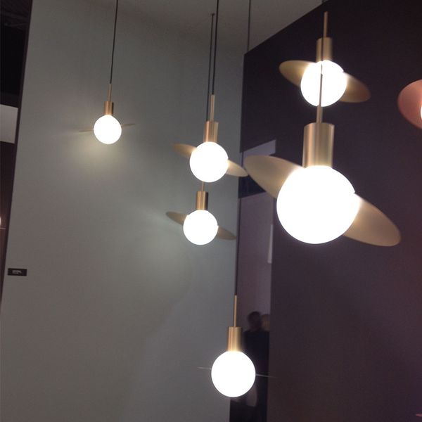 

industrial gold metal led lamp pendant lights fixtures suspension pendant lamp living room office hanging lamp art home lighting