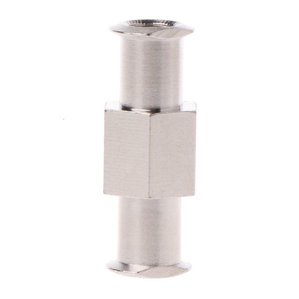 

nickel 1pcs luer plated lock adapter coupler brass female to female fittings connector with 4mm aperture