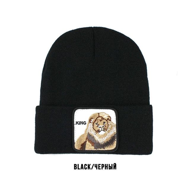 

flb] new animal beanie hat women winter warm knitting hats for men hip hop caps skullies cap bonnet hat wmtaqu yyysports, Black;white