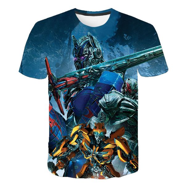 

transformers optimus prime short sleeved male/female 3d print shirts harajuku funny anime men clothing