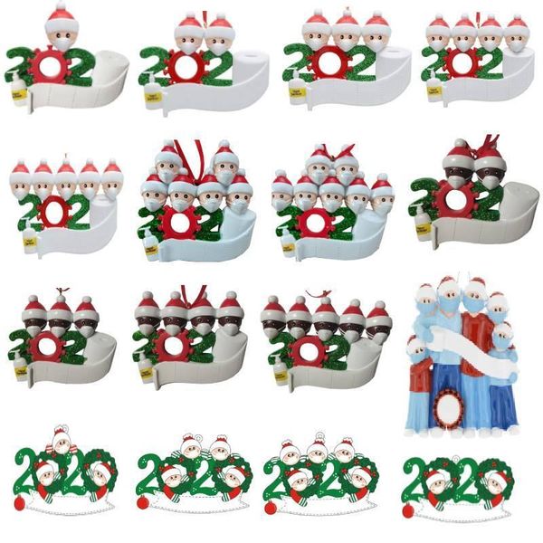 

factory price by fedex personalized christmas ornaments 2020 quarantine ornaments christmas tree decoration delivery within 72 hours