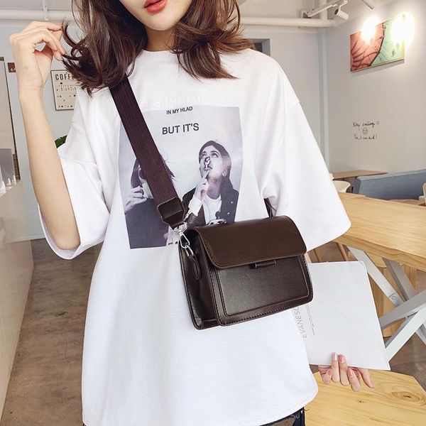 

shoulder bags small square bag casual solid color pu slant cross