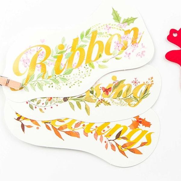 

30шт рождество благословения слова карточки многоцелевой как скрапбукинг партия приглашение diy украшения подарочные карты сообщение карты о