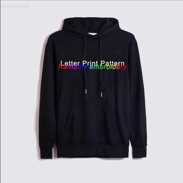 

designerdesignerwomen's hoodies & sweatshirts fashion women's men's long sleeve for autumn winter casual contrast color cloth, Black