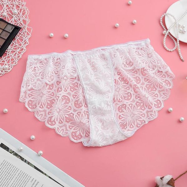 

women's panties women lace solid color underpants seamless hollow lady intimates interiores de mujer comfortable majtki, Black;pink
