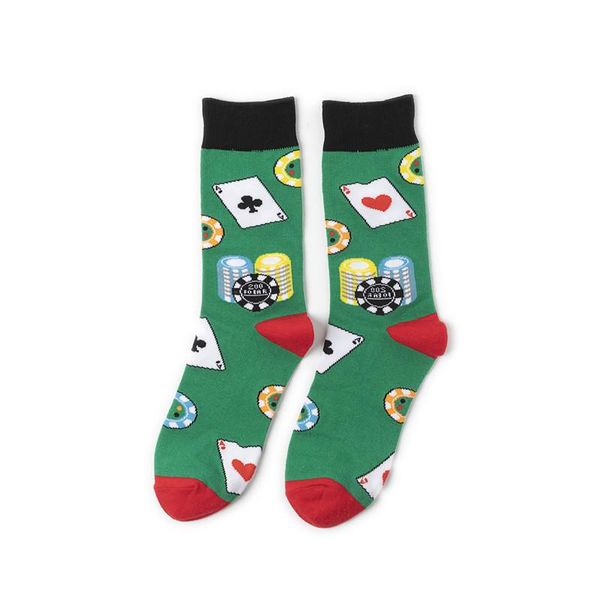 

men's socks middle tube, Black