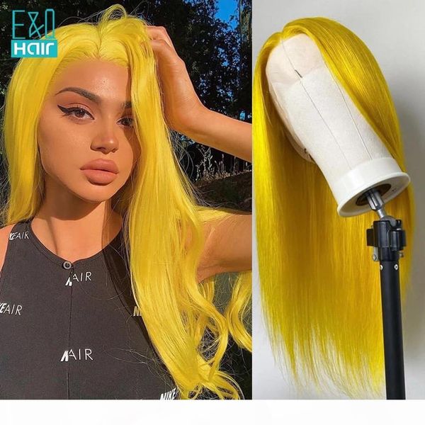 

natural yellow red brown blonde long straight synthetic lace front wig heat resistant hair brazilian 13x4 lace frontal human hair wigs, Black;brown