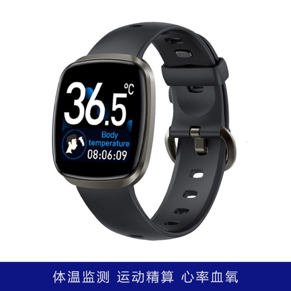 

body temperature filial piety bracelet new t8 blood prsure and heart rate monitoring intelligent movement meter step waterproof