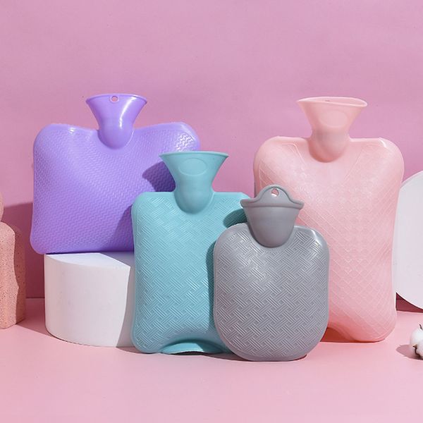 

portable water bottle solid color thick pvc explosion-proof water bottle irrigation hand warmers warm palace warm bag vt1876