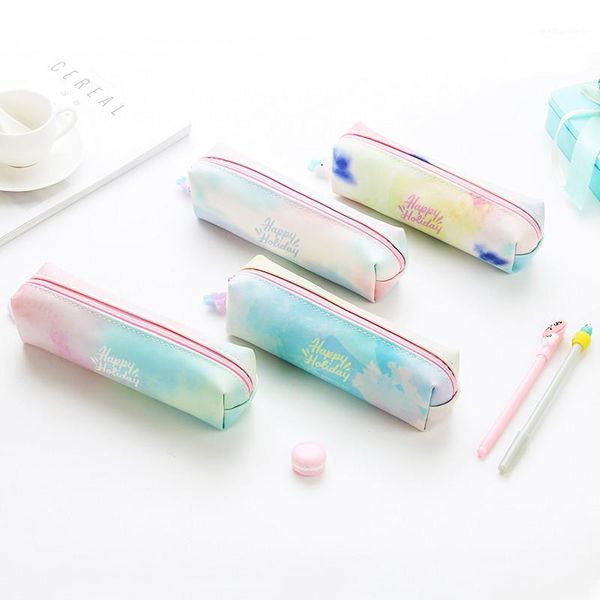 

pencil bags school studentcanvas pen box case bag storage pouch stationery1