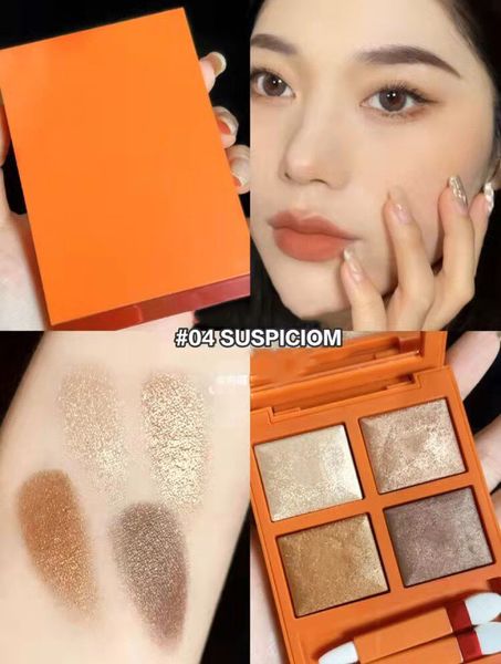 

fast ship 4colour eyeshadow palette body heat cherry disco dust suspiciou matte shimmer makeup palettes with brush eyes cosmetics quality