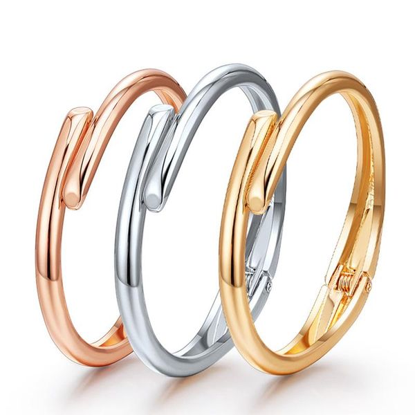 

bangle 2021 fashion bangles alloy simple bracelet & for women, Black