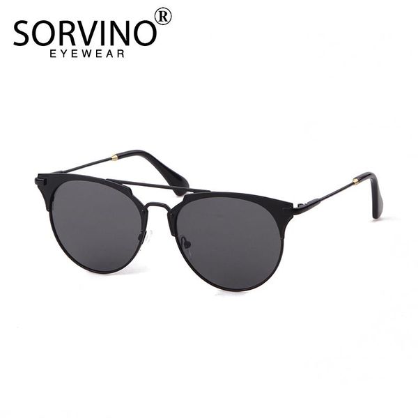 

sunglasses sorvino uv400 cat eye brand designer small sun glasses women trendy cateye eyewear gafas de sol, White;black