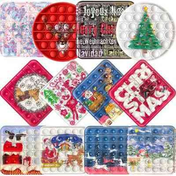 

2022 toyshop 2021 color watermark novelty decompression toys push bubble autism stress reliever squeeze fidget sensory toy for kids