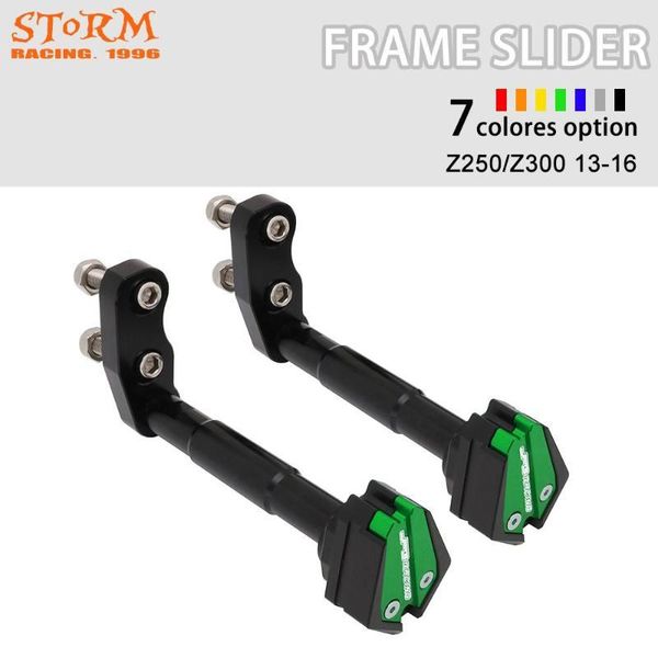 

cnc motorcycle falling protection frame slider fairing guard crash pad protector for z250 z300 z 250 300 2013-20201