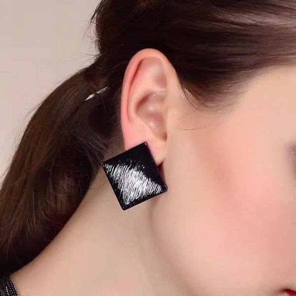 

dangle & chandelier moonrocy black vintage earrings rose gold color geometry for women simple hyperbole gift drop party jewelry wholesale, Silver